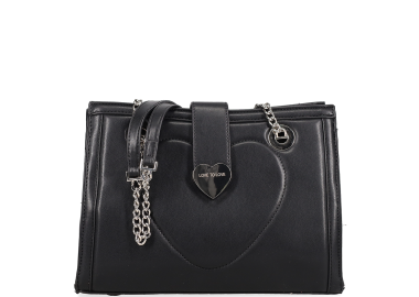 Μαύρη τσάντα ώμου - LOVE TO LOVE by GAI MATTIOLO - 