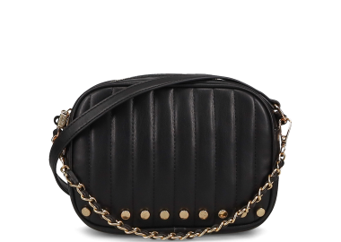 Μαύρη τσάντα ώμου χιαστί - MIGATO - 