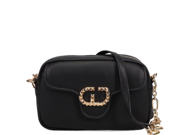 Μαύρη τσάντα ώμου χιαστί VENICE - GAUDI - 