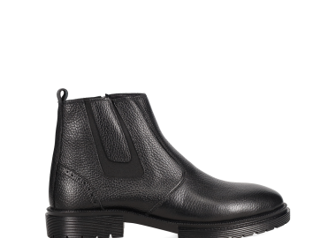 Μαύρο ανδρικό chelsea μποτάκι - MIGATO - 