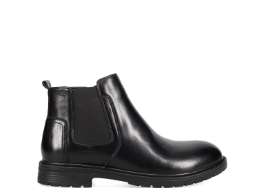 Μαύρο ανδρικό Chelsea μποτάκι - MIGATO - 