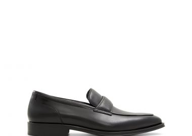 Μαύρο ανδρικό δερμάτινο loafer SEBERG-IN - ALDO - 