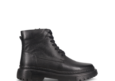 Μαύρο ανδρικό μποτάκι - MIGATO - 