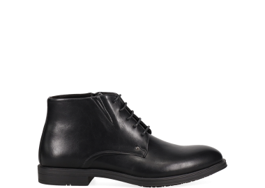 Μαύρο ανδρικό μποτάκι - MIGATO - 