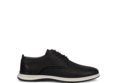 Μαύρο ανδρικό παπούτσι - MIGATO - 