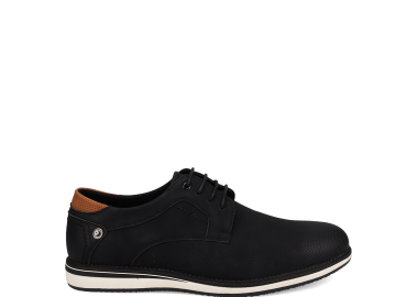 Μαύρο ανδρικό παπούτσι - MIGATO - 