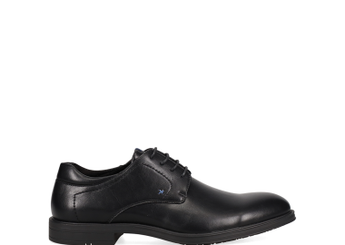 Μαύρο ανδρικό παπούτσι derby - MIGATO - 