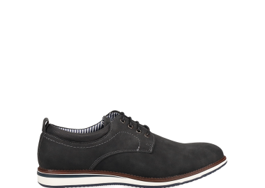Μαύρο ανδρικό παπούτσι Oxford - MIGATO - 