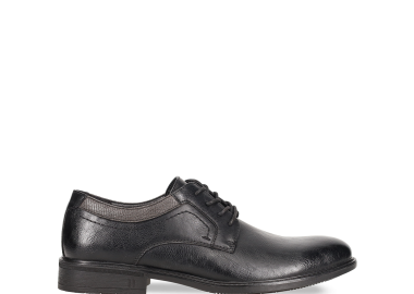 Μαύρο ανδρικό παπούτσι Oxford - MIGATO - 