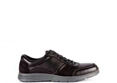 Μαύρο ανδρικό sneaker - MIGATO - 