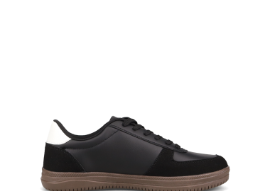 Μαύρο ανδρικό sneaker - LA PIERCE - 