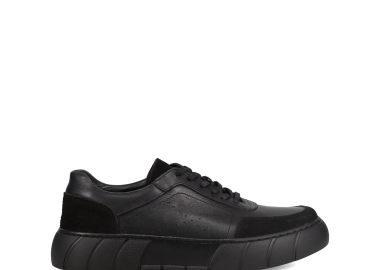 Μαύρο ανδρικό sneaker - MIGATO - 