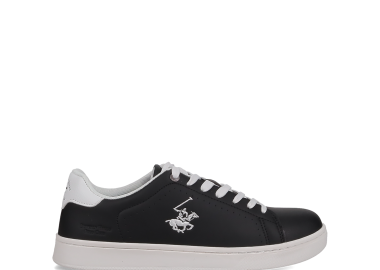 Μαύρο ανδρικό sneaker - BEVERLY HILLS POLO CLUB - 