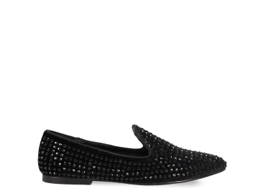 Μαύρο βελούδινο loafer - MIGATO - 