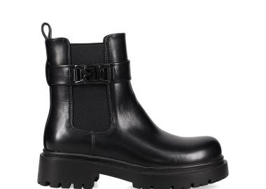 Μαύρο biker μποτάκι - LAURA BIAGIOTTI - 