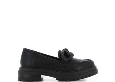 Μαύρο chunky loafer - SJ - 