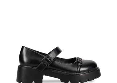 Μαύρο chunky Mary-jane - MIGATO - 