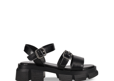 Μαύρο chunky πέδιλο - CAMILLE - 