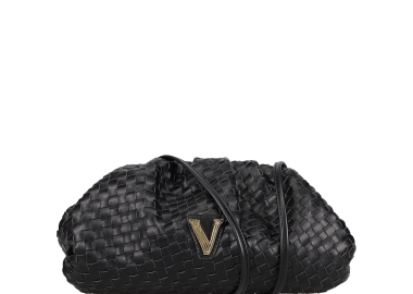 Μαύρο clutch τσαντάκι - VENCI - 