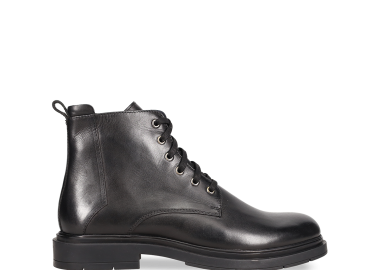 Μαύρο δερμάτινο ανδρικό αρβυλάκι - MIGATO - 