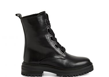 Μαύρο δερμάτινο αρβυλάκι - MARCO TOZZI - 