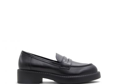 Μαύρο δερμάτινο loafer BIGPLAN - ALDO - 