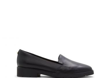 Μαύρο δερμάτινο loafer CHERFLEX - ALDO - 