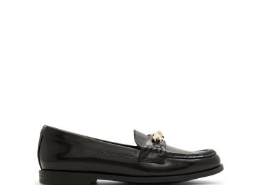 Μαύρο δερμάτινο loafer LAUREA - ALDO - 