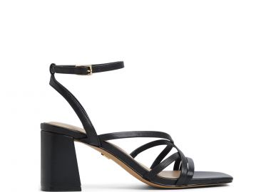 Μαύρο δερμάτινο πέδιλο ESTHER - ALDO - 