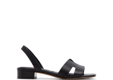 Μαύρο δερμάτινο σανδάλι JAVAMANNON - ALDO - 