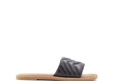 Μαύρο δερμάτινο σανδάλι PILINIAA - ALDO - 