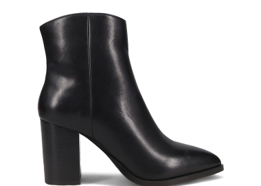 Μαύρο δερμάτινο western μποτάκι - MIGATO - 