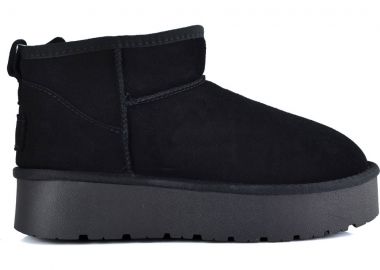 Μαυρο δίπατο δερμάτινο Australian Boot Izy 1924 - Izy - 