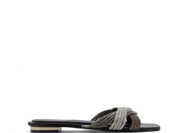 Μαύρο φλατ σανδάλι NAIRA - ALDO - 