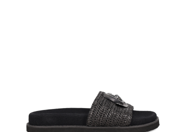 Μαύρο footbed σανδάλι - MIGATO - 