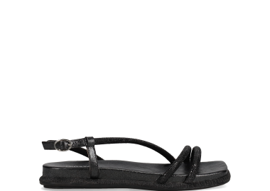 Μαύρο footbed σανδάλι - MIGATO - 