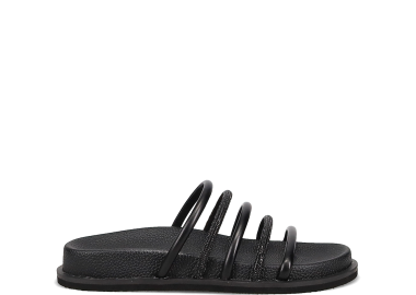 Μαύρο footbed σανδάλι - MIGATO - 