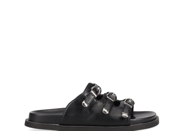 Μαύρο footbed σανδάλι - MIGATO - 