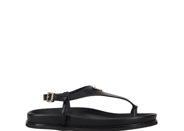 Μαύρο footbed σανδάλι - MIGATO - 