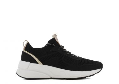 Μαύρο γυναικείο sneaker - SJ - 