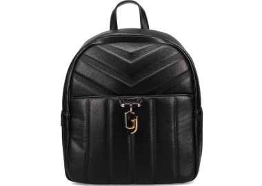 Μαύρο καπιτονέ backpack ALICE - GAUDI - 