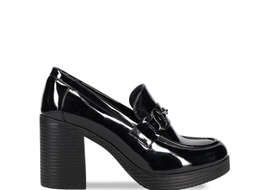 Μαύρο loafer λουστρίνι - MIGATO - 