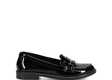 Μαύρο loafer λουστρίνι - MIGATO - 