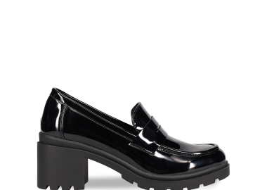 Μαύρο loafer λουστρίνι - MIGATO - 
