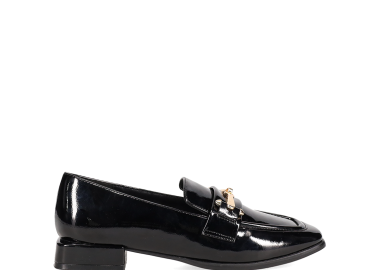 Μαύρο loafer λουστρίνι - MIGATO - 