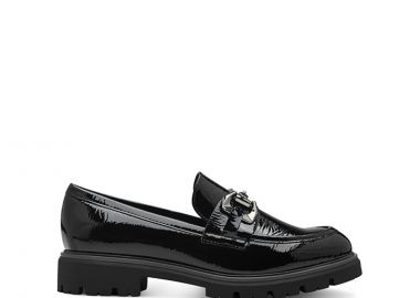Μαύρο loafer λουστρίνι - MARCO TOZZI - 