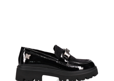 Μαύρο loafer λουστρίνι - LAURA BIAGIOTTI - 