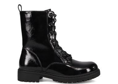 Μαύρο λουστρινένιο αρβυλάκι - MIGATO - 