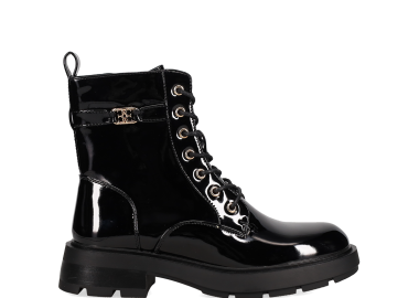 Μαύρο λουστρινένιο αρβυλάκι - MIGATO - 