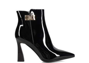 Μαύρο λουστρινένιο μποτάκι - LAURA BIAGIOTTI - 